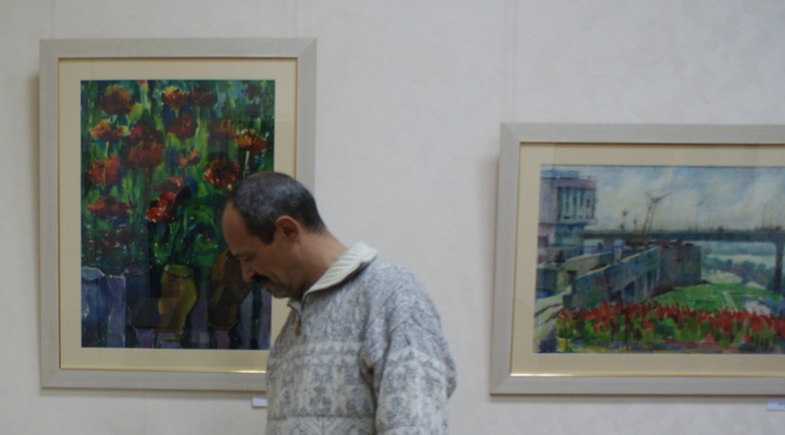 anton gulich soviet painter art Ukraine contemporary video painting design